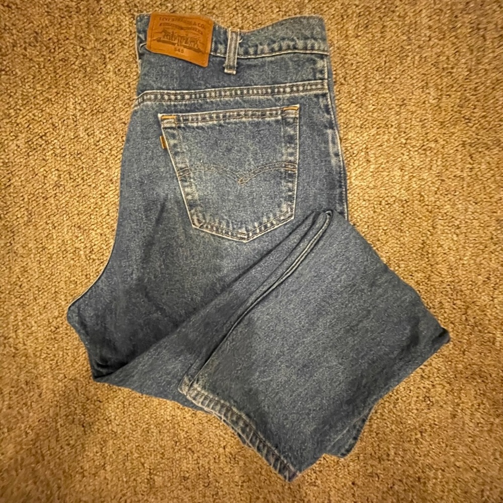 Vintage Men's Levi Strauss &‎ Co. 545 Yellow Tab